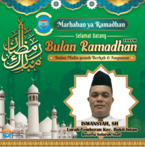 UCAPAN RAMADHAN 1443 H LURAH TEMBERAN