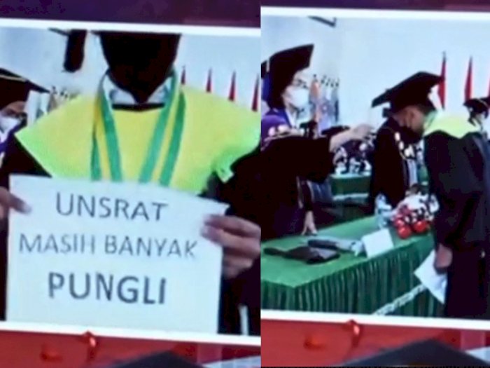 Berani! Mahasiswa Ini Bongkar Pungli Kampus di Depan Rektor Saat Wisuda! kilasbabel.com