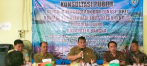 Soal Tata Kelola Perairan Tuing, DKP Babel Gelar Konsultasi Publik Rencana Pengelolaan Zonasi Konsevasi kilasbabel.com